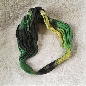 Green Tie-dye Headband